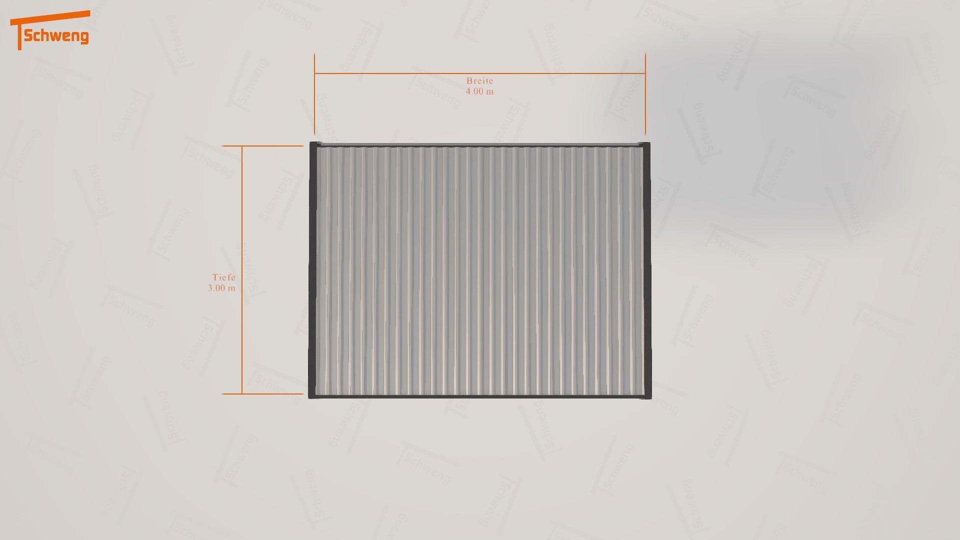 #DE Schweng Flachdachcarport C600 (ID 5m2gj4) #MTG 
