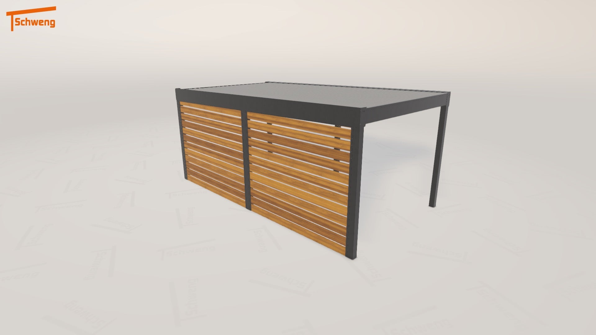 #DE Schweng Flachdachcarport C600 (ID 773378) 