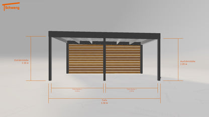 #DE Schweng Flachdachcarport C600 (ID 773378) 