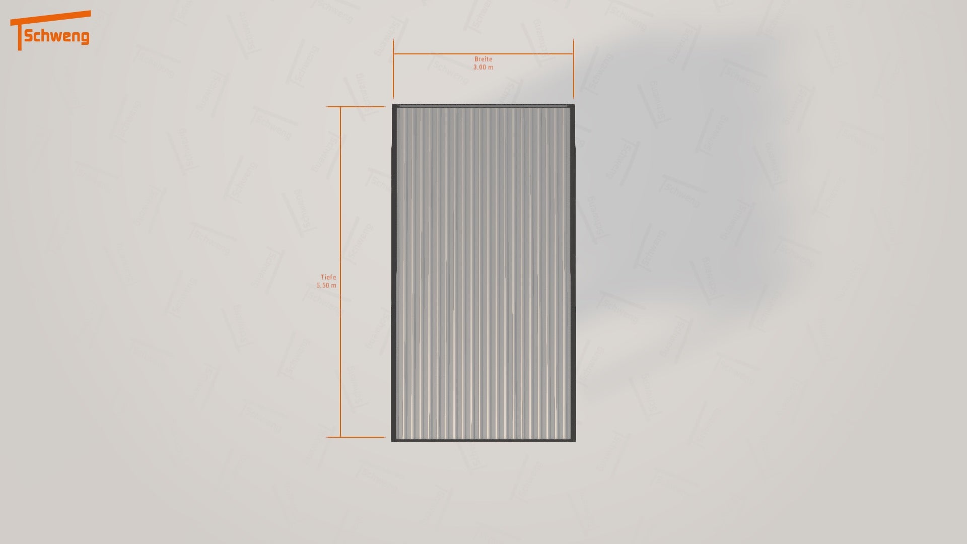 #DE Schweng Flachdachcarport C600 (ID 773378) 