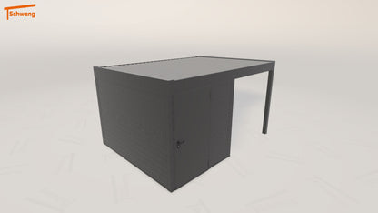 #DE Schweng Flachdachcarport C600 (ID x7vkr4) #MTG 