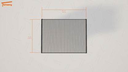 #DE Schweng Flachdachcarport C600 (ID x7vkr4) #MTG 