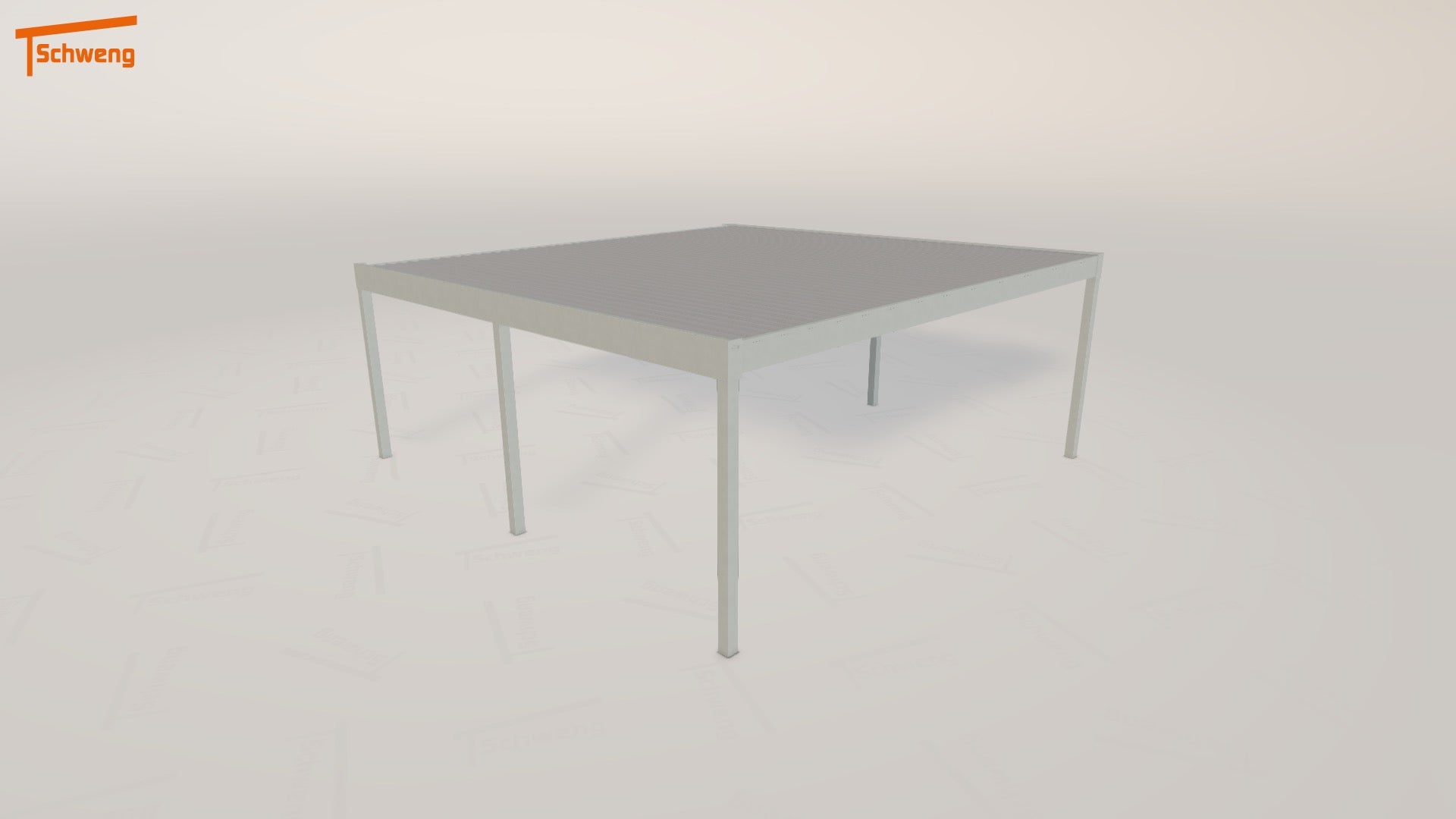 #DE Schweng Flachdachcarport C600+ (ID 2qj4gj) 