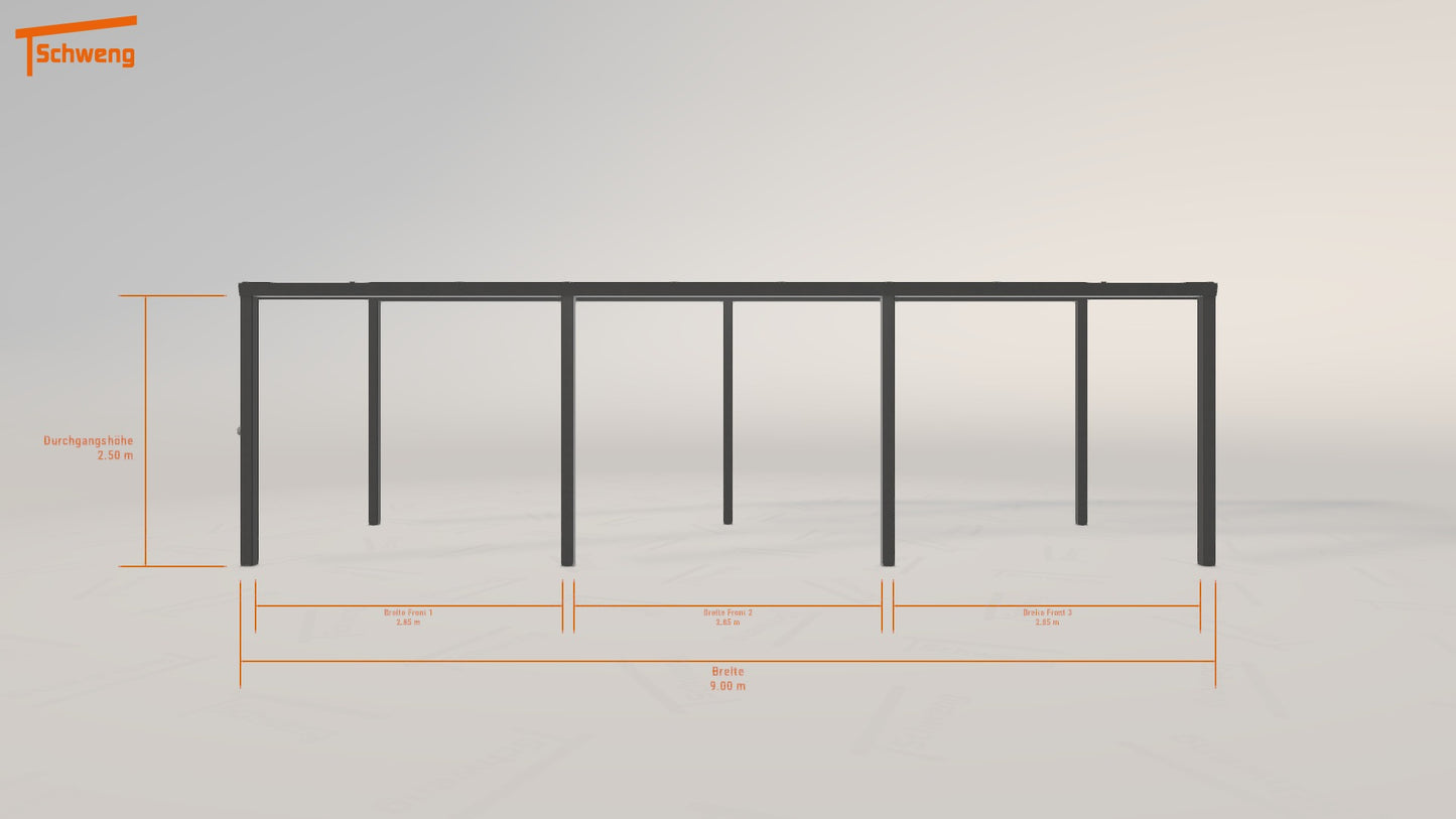 #DE Schweng Pultdachcarport S350 (ID bk9r73) 