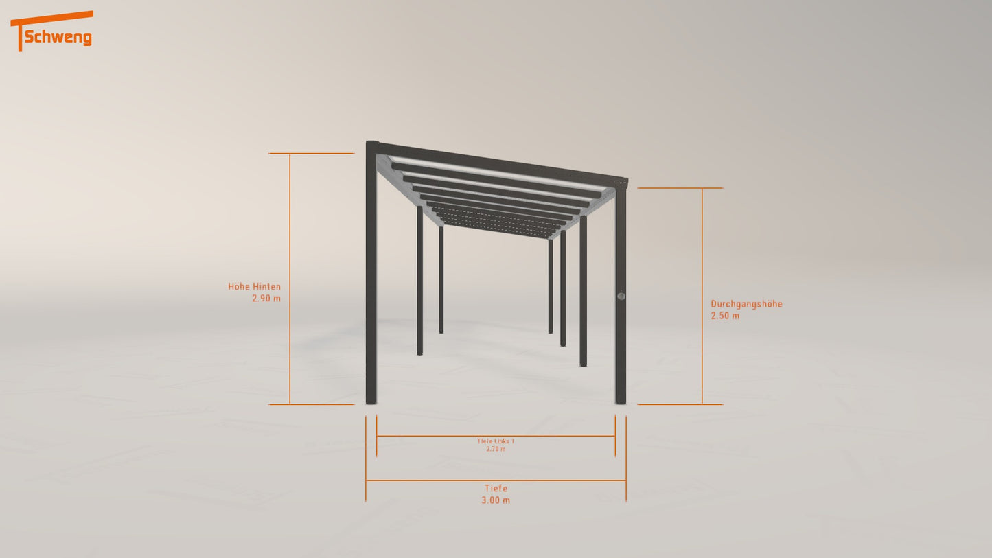 #DE Schweng Pultdachcarport S350 (ID bk9r73) 