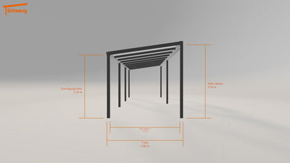 #DE Schweng Pultdachcarport S350 (ID bk9r73) 
