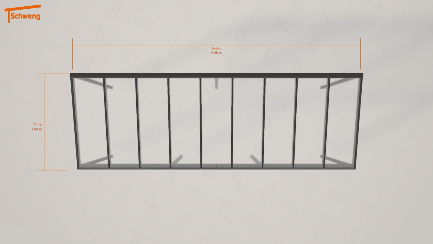 #DE Schweng Pultdachcarport S350 (ID bk9r73) 