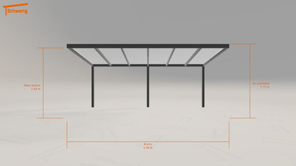 #DE Schweng Pultdachcarport S350 (ID k282xy) #MTG 