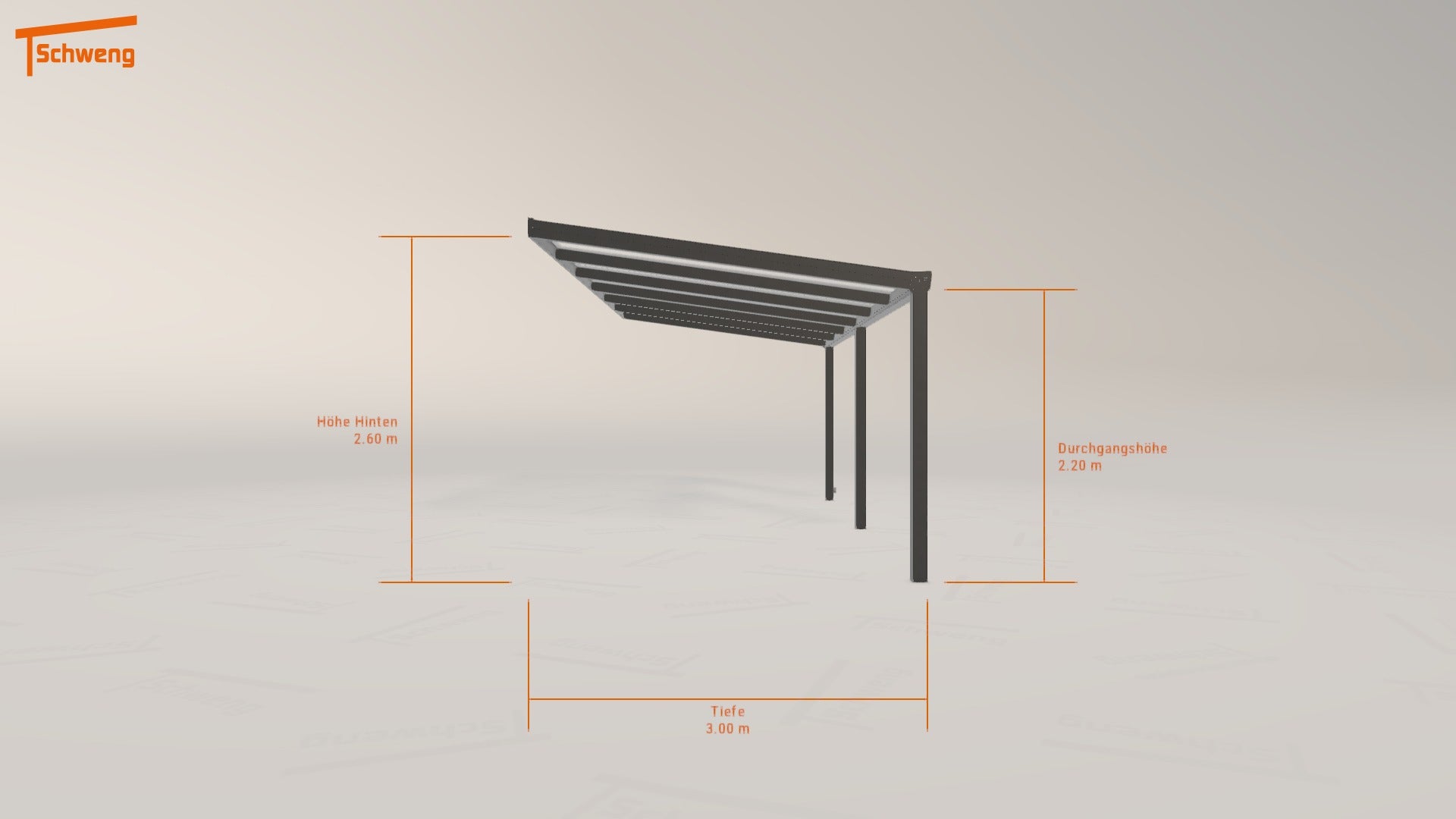 #DE Schweng Pultdachcarport S350 (ID k282xy) #MTG 