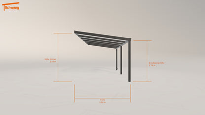 #DE Schweng Pultdachcarport S350 (ID k282xy) #MTG 