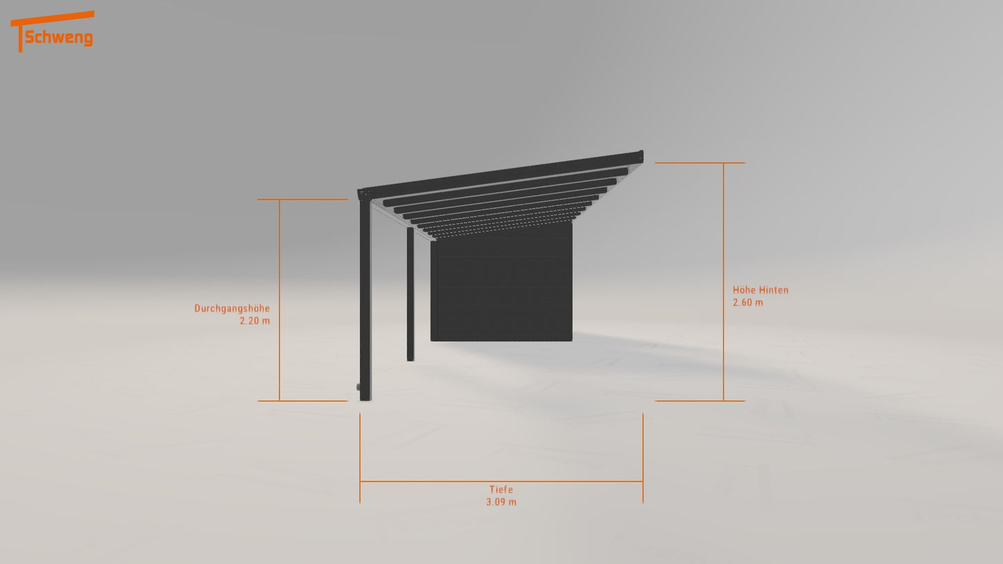 #DE Schweng Pultdachcarport S350 (ID rjky4d) #MTG 