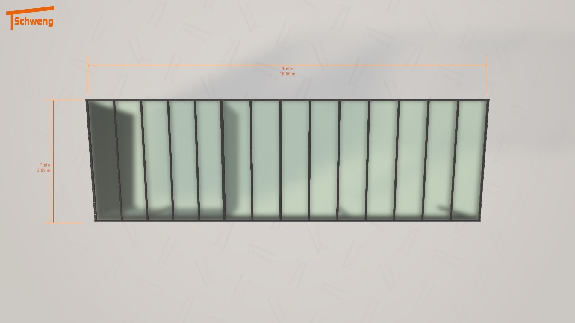 #DE Schweng Pultdachcarport S350 (ID rjky4d) #MTG 