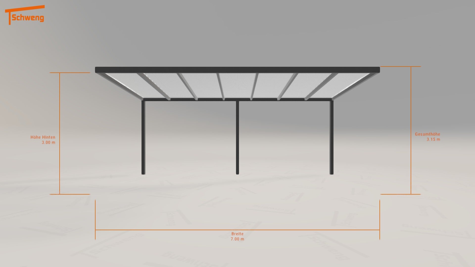 #DE Schweng Pultdachcarport S400 (ID n5nvw5) 