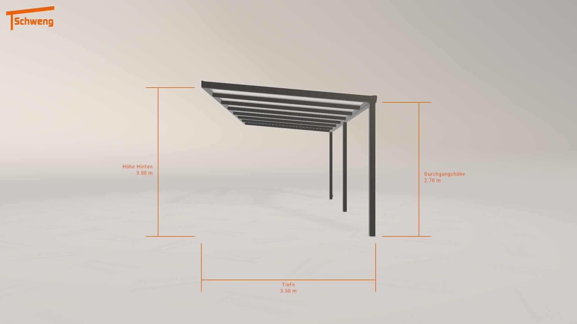 #DE Schweng Pultdachcarport S400 (ID n5nvw5) 