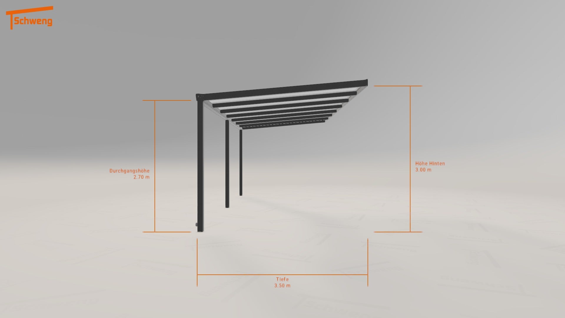 #DE Schweng Pultdachcarport S400 (ID n5nvw5) 