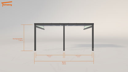 #DE Schweng Terrassenüberdachung S350 (ID 33ky9y) 