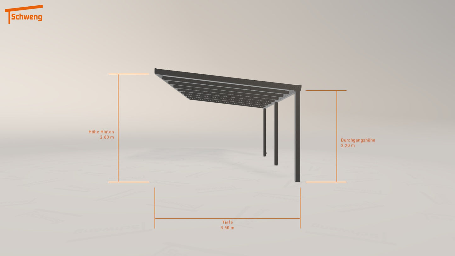 #DE Schweng Terrassenüberdachung S350 (ID 33n3qz) 