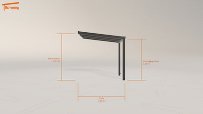 #DE Schweng Terrassenüberdachung S350 (ID 9w2wqq) 