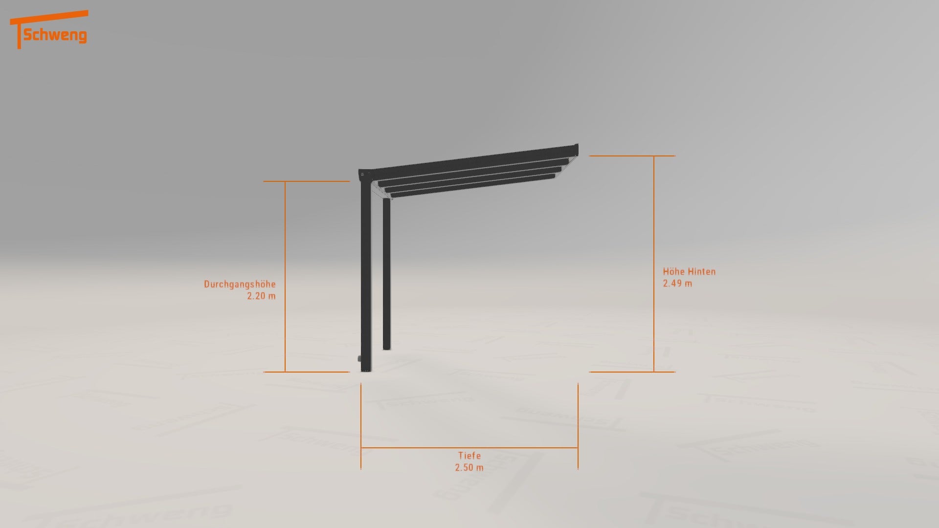 #DE Schweng Terrassenüberdachung S350 (ID 9w2wqq) 