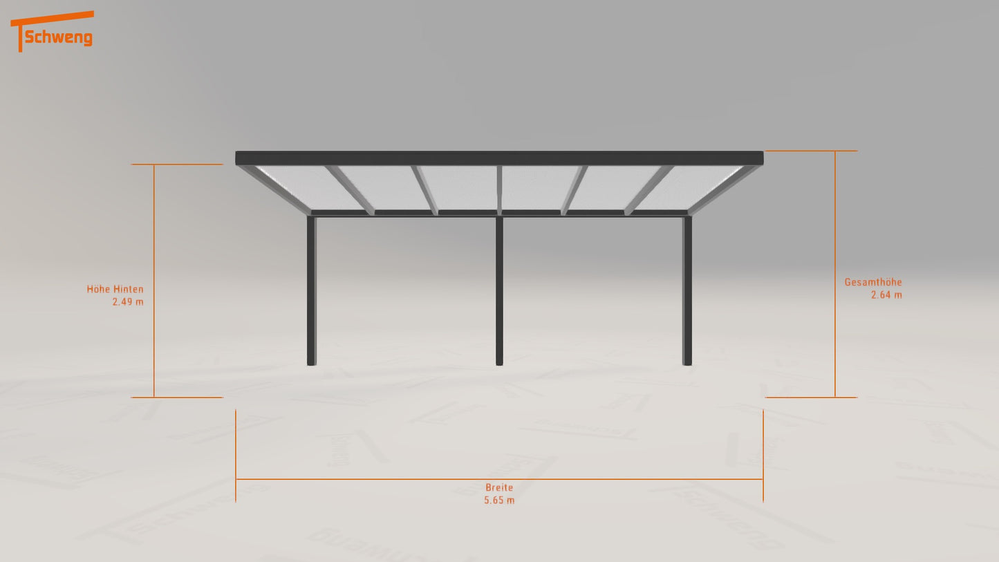 #DE Schweng Terrassenüberdachung S350 (ID bk9r83) 