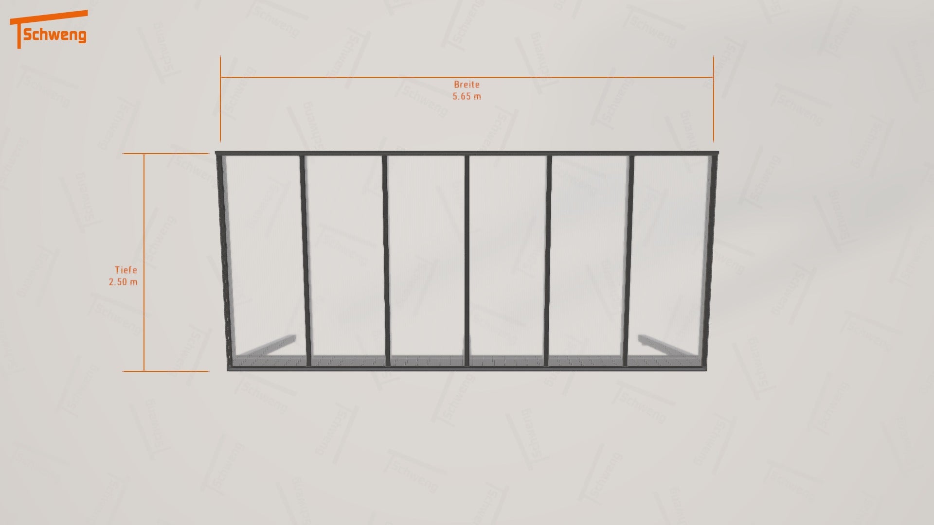 #DE Schweng Terrassenüberdachung S350 (ID bk9r83) 