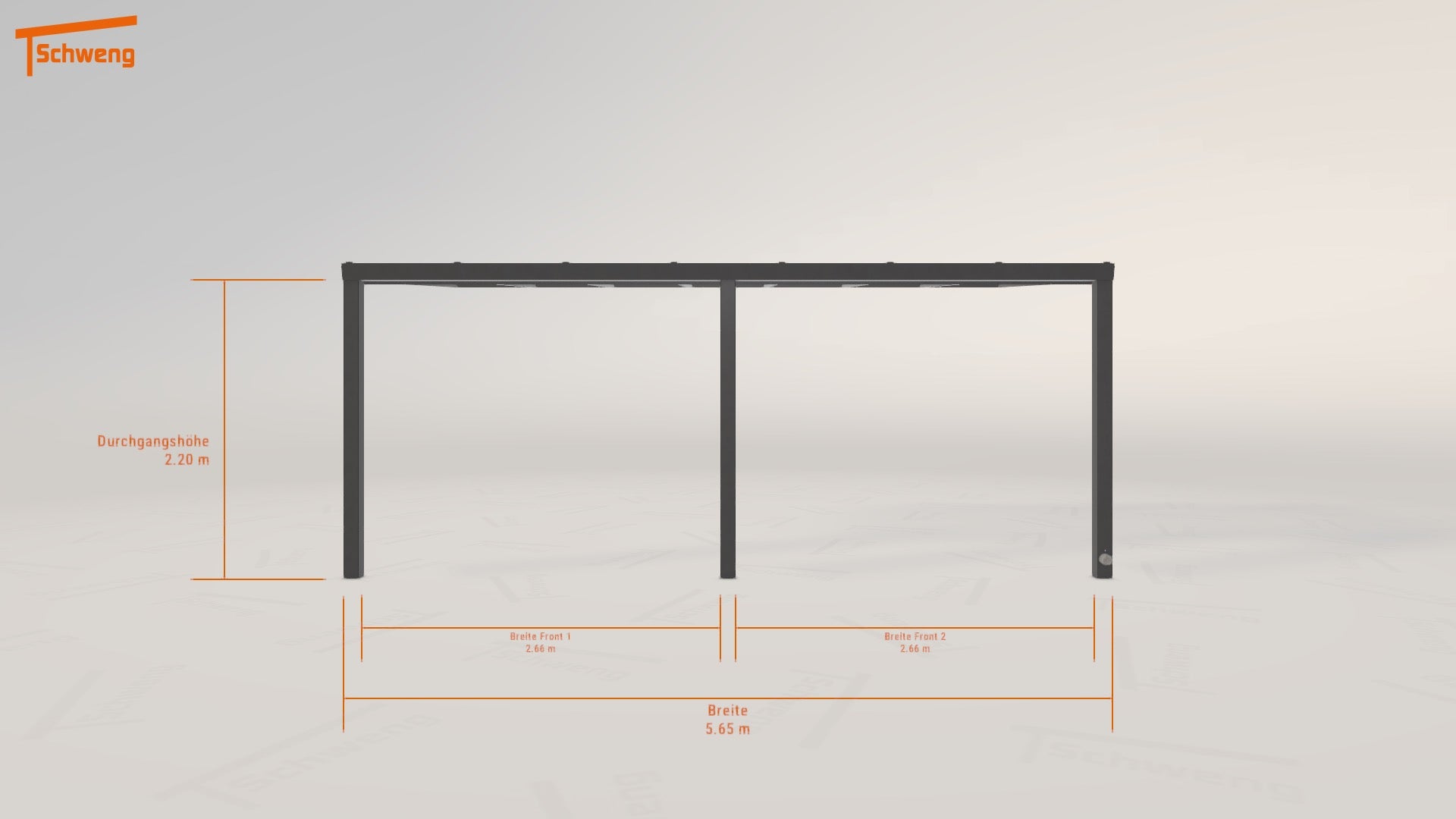 #DE Schweng Terrassenüberdachung S350 (ID pb853k) 