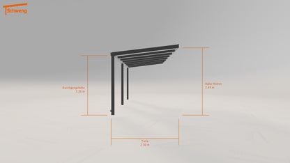 #DE Schweng Terrassenüberdachung S350 (ID pb853k) 