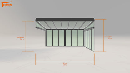 #DE Schweng Terrassenüberdachung S350 (ID qdb35k) 