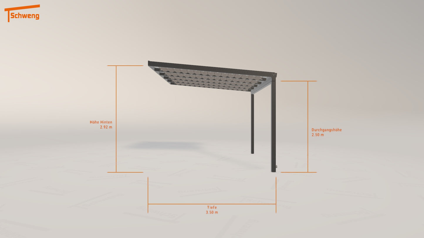 #DE Schweng Terrassenüberdachung S350 (ID rjwxzd) 