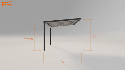 #DE Schweng Terrassenüberdachung S350 (ID rjwxzd) 