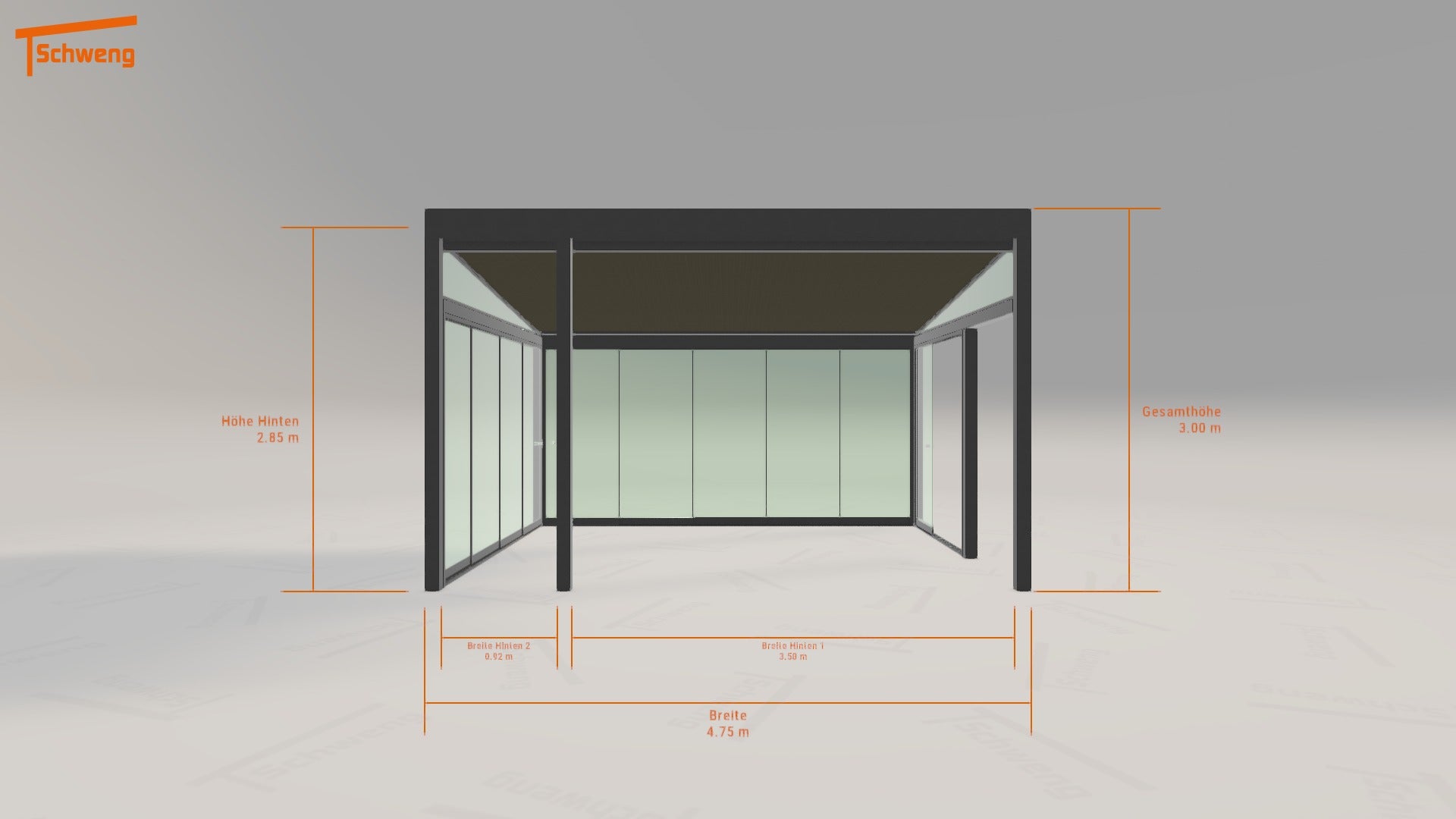 #AT Schweng Terrassenüberdachung S400 (ID 42zqjy) 