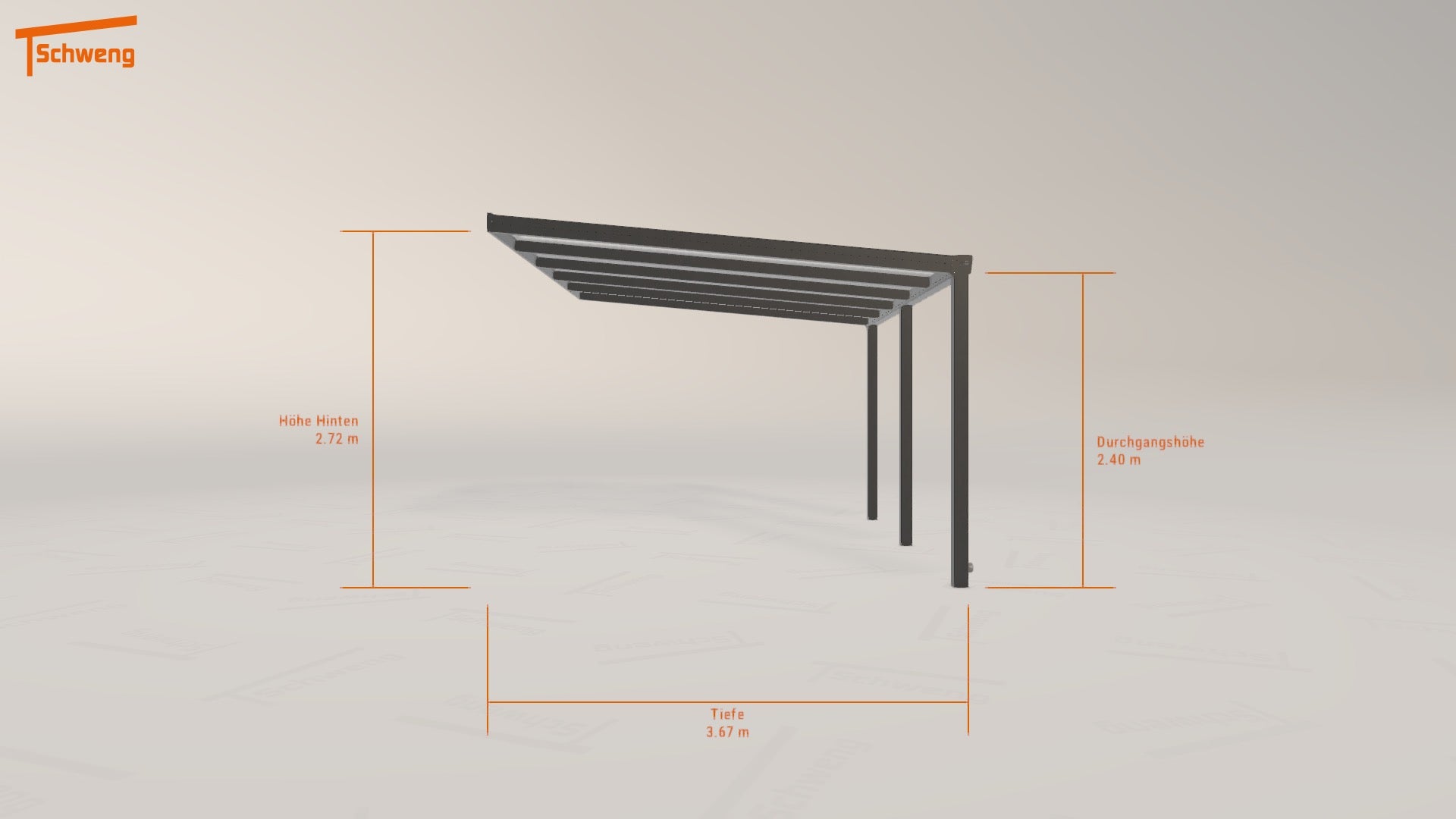 #DE Schweng Terrassenüberdachung S400 (ID pb85dk) 