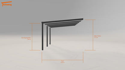 #DE Schweng Terrassenüberdachung S400 (ID pb85dk) 