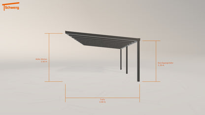 #DE Schweng Terrassenüberdachung S400 (ID x7nqd9) 