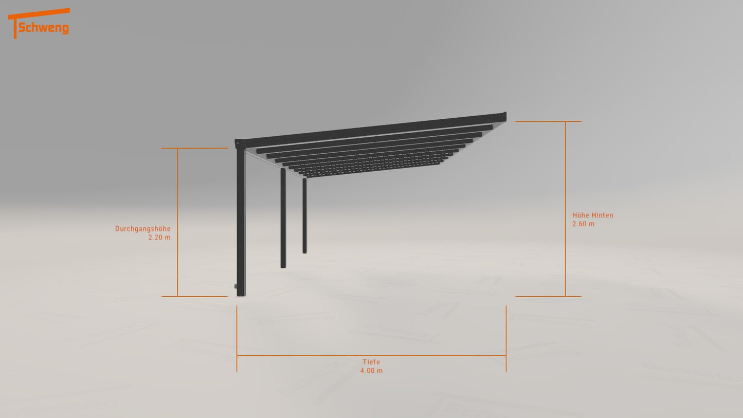#DE Schweng Terrassenüberdachung S400 (ID x7nqd9) 