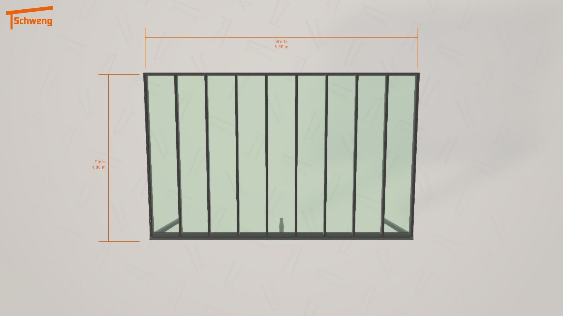 #DE Schweng Terrassenüberdachung S400 (ID x7nqd9) 