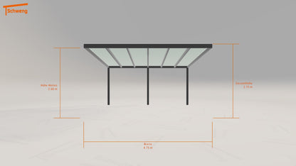 #DE Schweng Terrassenüberdachung S400 (ID x7vwbw) 