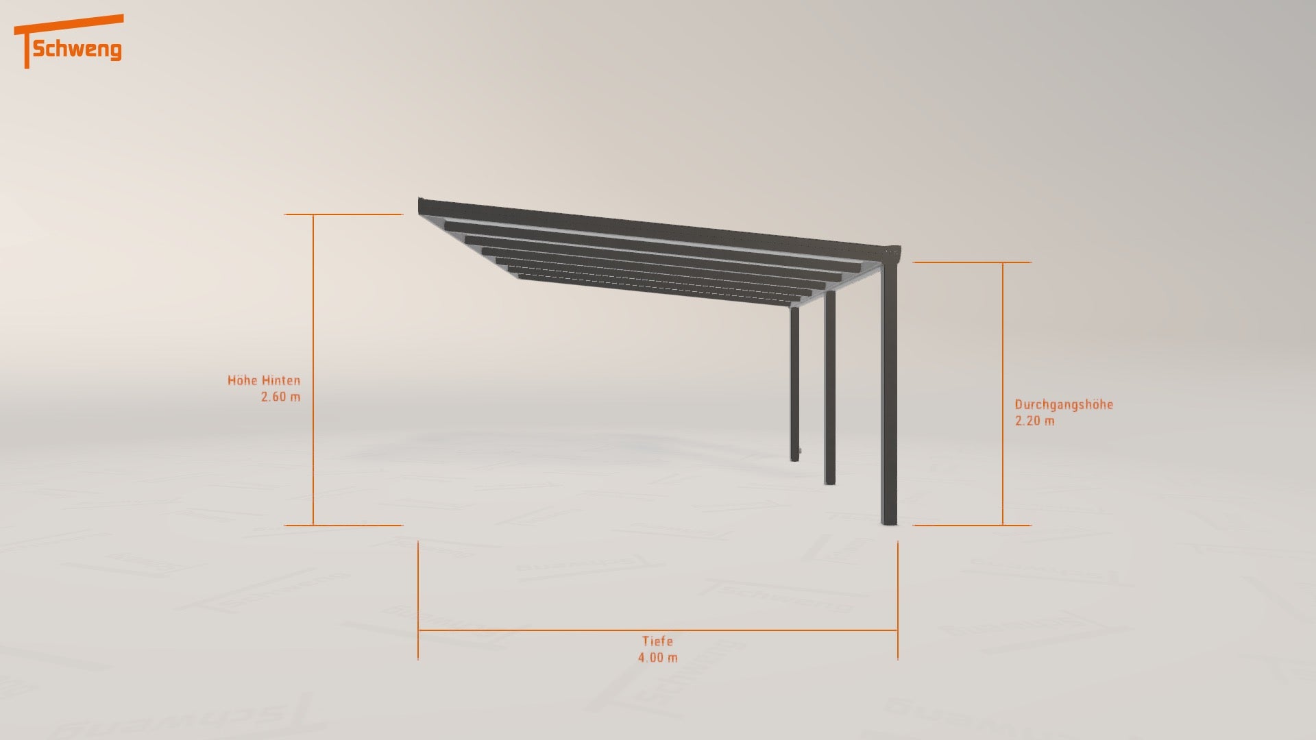 #DE Schweng Terrassenüberdachung S400 (ID x7vwbw) 