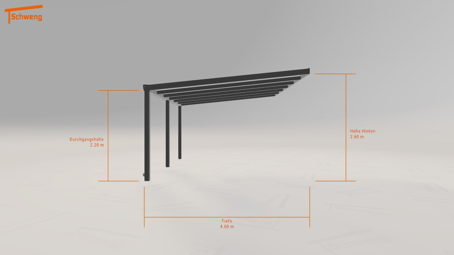 #DE Schweng Terrassenüberdachung S400 (ID x7vwbw) 