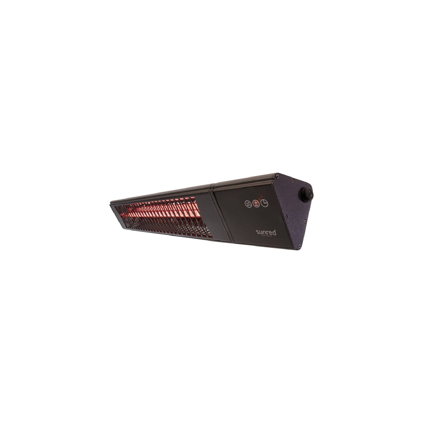 SUNRED® Heizstrahler Triangle Dark Smart Wand 2500