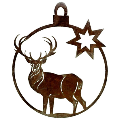Hochwertige Weihnachtsdeko: Hirsch Deko