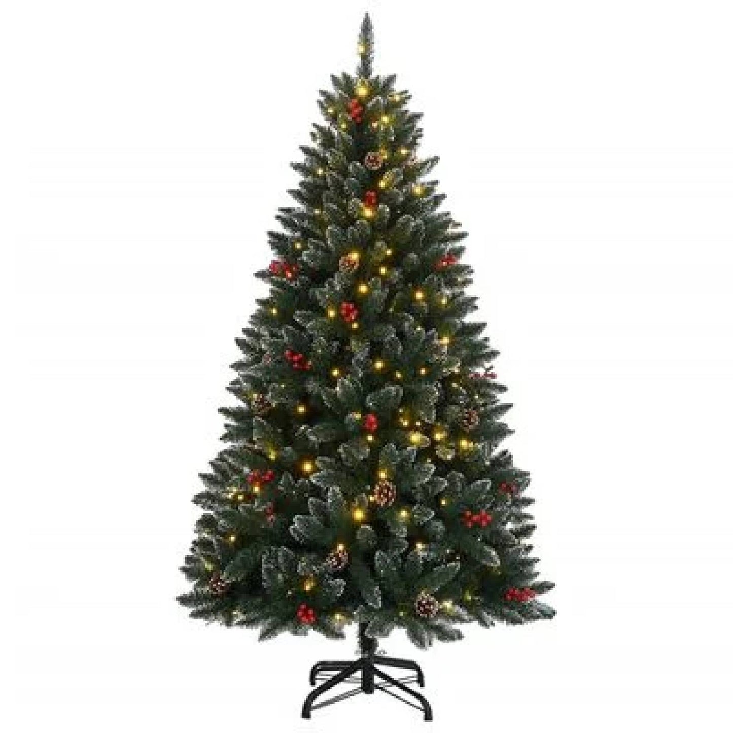 vidaXL Künstlicher Weihnachtsbaum 150 LEDs 150 cm