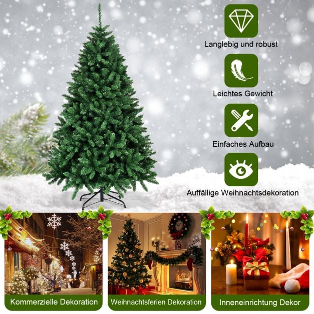 Künstlicher Weihnachtsbaum mit Metallständer