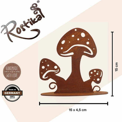 Herbstdekoration Schwammerl | Pilz Metalldeko für den Herbst