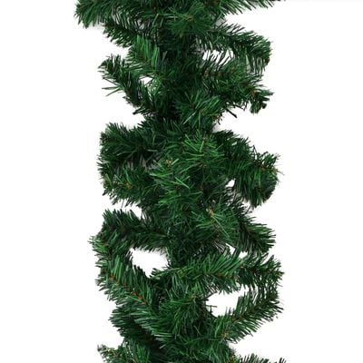 vidaXL Weihnachtsgirlanden 4 Stk. Grün 270 cm PVC