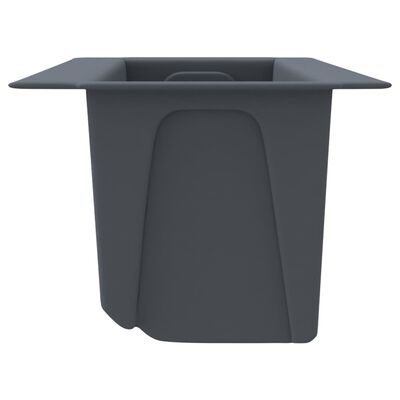 vidaXL Pflanzkasten für Europaletten 12 Stk. Grau 36×13,5×9,5 cm PP