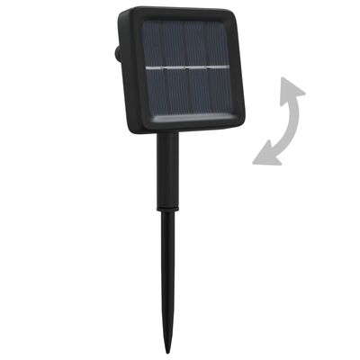 vidaXL Solar-Lichterkette 2 Stk. 2×200 LED Warmweiß Innen Außen