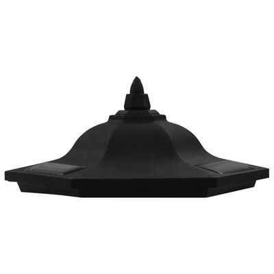 vidaXL Outdoor Solarleuchten LED Schwarz