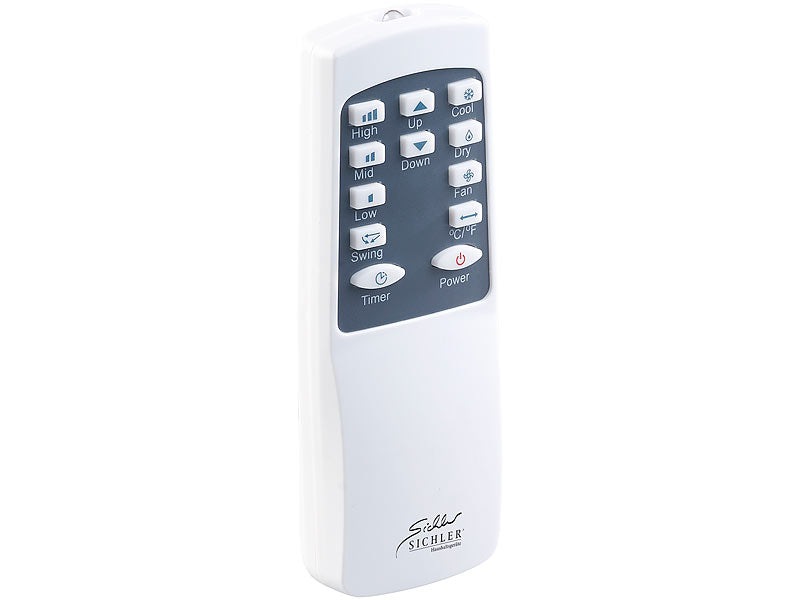 Sichler Klimaanlage Alexa: Mobile Klimaanlage, 9.000 BTU/h, 2.600 Watt, WLAN & App-Steuerung