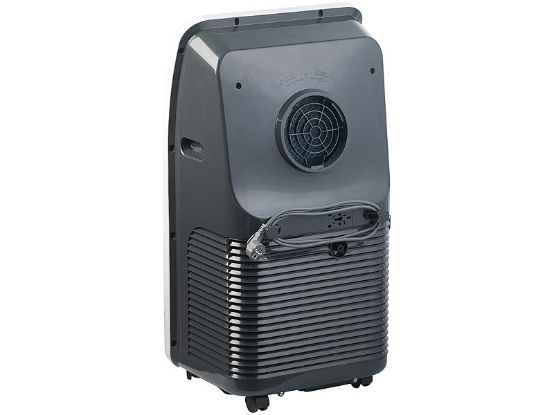Sichler Klimaanlage Alexa: Mobile Klimaanlage, 9.000 BTU/h, 2.600 Watt, WLAN & App-Steuerung